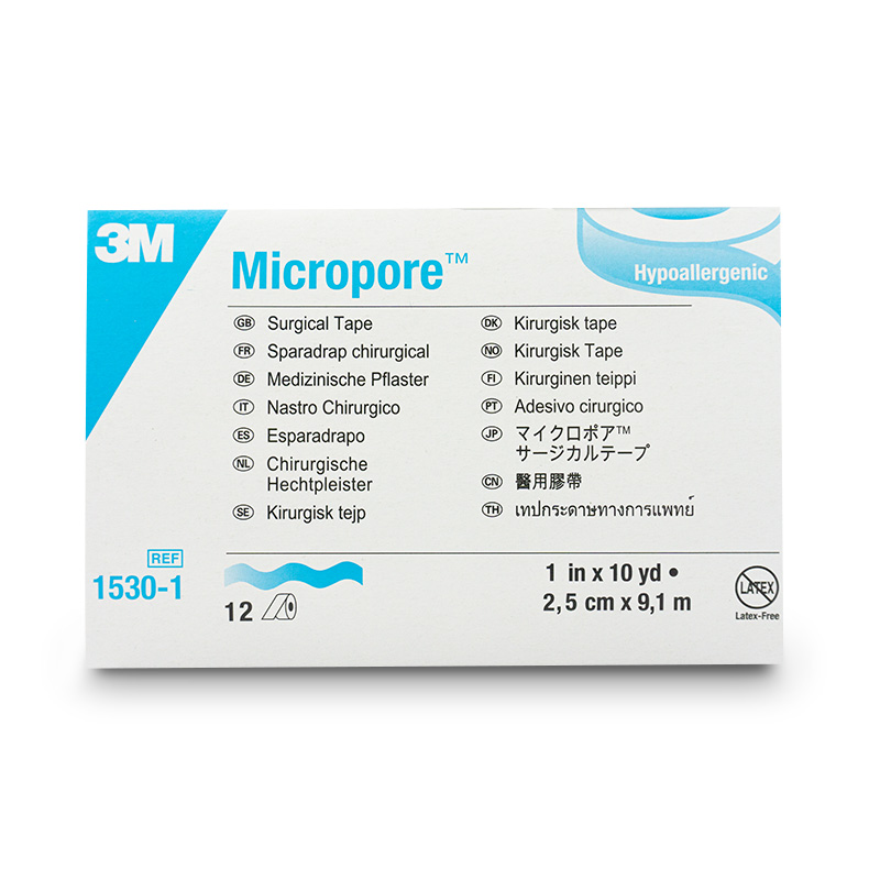 Micropore Tape 1 x 10yd (12/pkg) - Neuromedical Supplies from Compumedics  USA